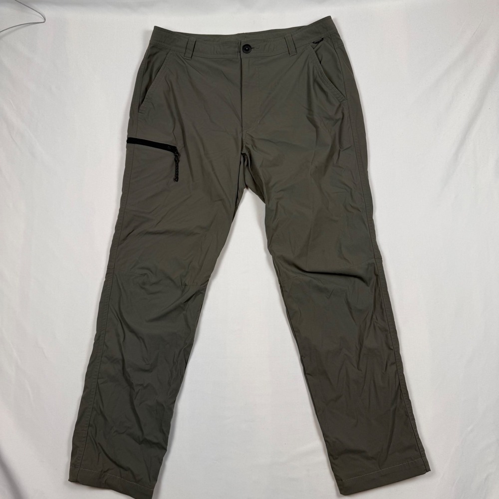 REI Co-op Mens Hiking Pants 32x30 Gray Straight Leg Cargo Pocket Outdoor Trek - Picture 6 of 12
